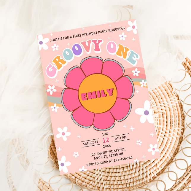 Convite Festa do primeiro aniversario Arco-Íris Retroativo (Criador carregado)