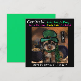 Convite Festa do Yorkie Poo