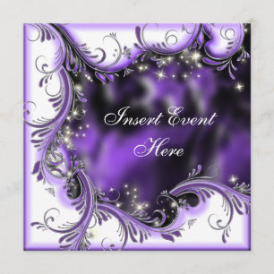 Convite Festa "doce 16" de quinceanera negra