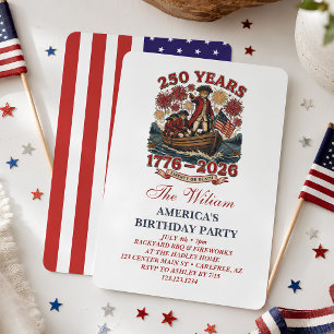 Convite Festa dos 250 Anos da América