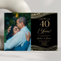 Festa Dourada de 40º aniversário de casamento