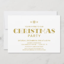 Festa Dourada e branca de Natal minimalista