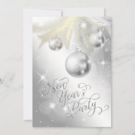 Convite Festa Elegante de Véspera de Ano Novo