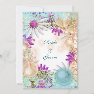 Convite Festa elegante tropical de praia