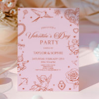 Festa Elegante Vintage Cupido Dia dos Namorados