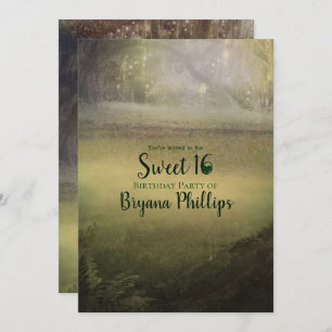 Convite Festa Encantadora Encantada Floresta Doce 16