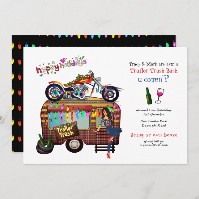 Convite Festa Engraçada de Natal TRAILER (Frente/Verso)