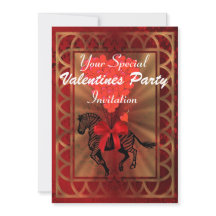 Festa engraçada de zebra e Namorados cardíacos