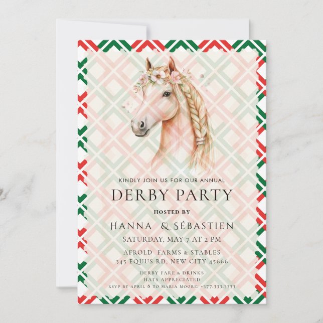 Convite Festa Equestre do Derby (Frente)