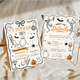 Convite Festa Espetacular de Halloween