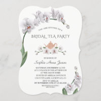Festa Exótica de Chá Brida Orquídea Bridal do Hava