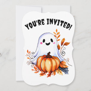 Convite Festa Fantasma do Bom Halloween