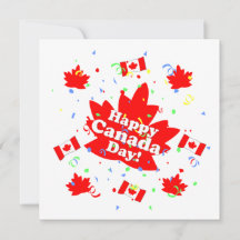 Festa Feliz do Dia do Canadá