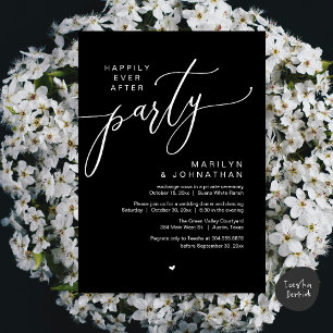 Convite Festa Felizes Para Sempre Casamento Fuga Romântica