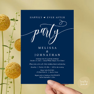 Convite Festa Felizes para Sempre, Jantar de Casamento com