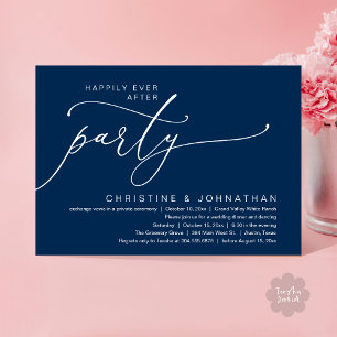 Convite Festa Felizes para Sempre, Jantar de Casamento com