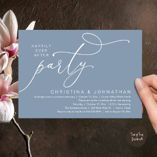 Convite Festa Felizes Para Sempre, Jantar Romântico de Cas