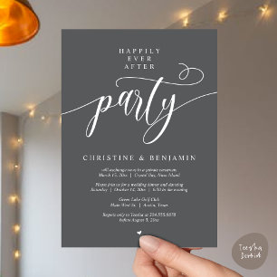 Convite Festa Felizes Para Sempre, Roteiro Moderno