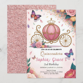 Convite Festa Floral Butterfly Fofa
