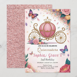 Convite Festa Floral Butterfly Fofa
