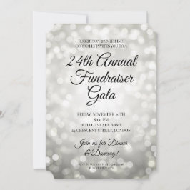 Convite Festa Formal de Arrecadação Corporativa Luzes Prat