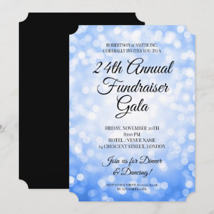 Convite Festa Formal de Arrecadação de Fundos Corporativos