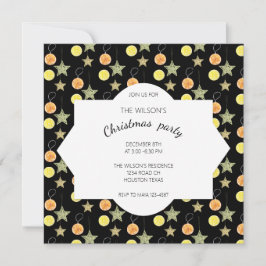 Convite Festa fresca de Citrus no Natal