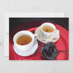 Convite Festa Gothic Tea
