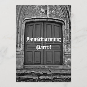 Convite Festa gótica de inauguração