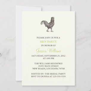 Convite Festa Hen