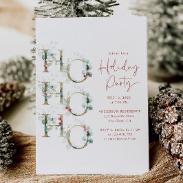 Convite Festa Ho Ho Ho Holiday