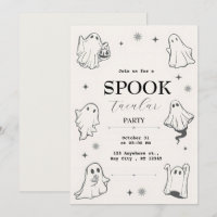 Festa Ilustrativa do Fantasma de Halloween das cin