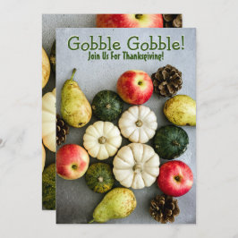 Convite Festa Jante de Ação de Graças