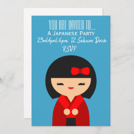 Convite Festa japonesa de temas bonitos