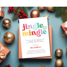 Festa Jingle & Mingle Natal Colorida e Alegre