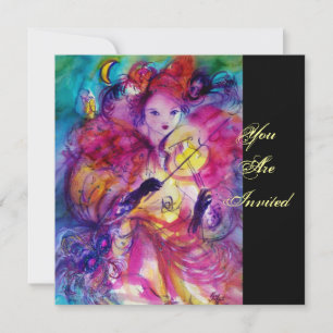 Convite FESTA mascarada NOTURNA