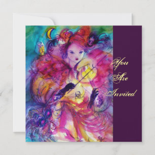 Convite FESTA mascarada NOTURNA