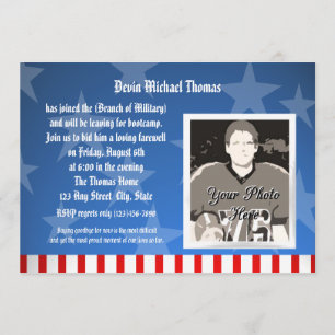 Convite Festa Militar indo embora