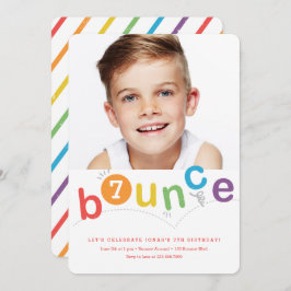 Convite Festa moderna do aniversário de criança