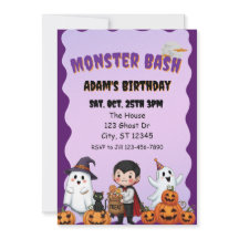 Festa Monstruosa, aniversário de Halloween