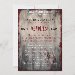 Convite Festa Mortal