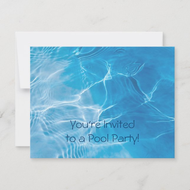 Convite Festa na piscina (Frente)
