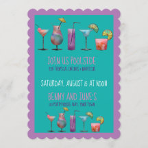 Festa na Piscina e Drinks Tropicais