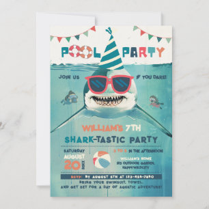 Convite Festa na Piscina Tubarões!