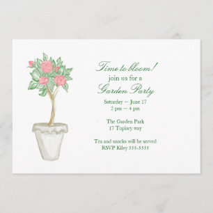 Convite Festa no Jardim