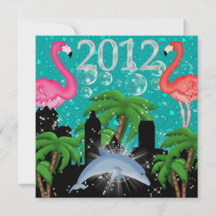 Convite Festa no Paraíso com Estilo Luzes Brilhantes - SRF