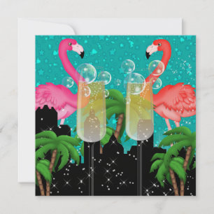 Convite Festa no Paraíso com Luzes Brilhantes - SRF