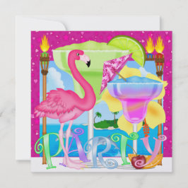 Convite Festa no PARAÍSO / Luau - SRF