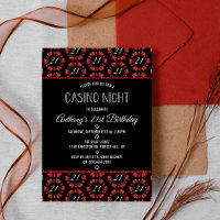 Festa Noturna de Chip Casino, Poker Vermelho