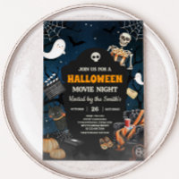 Festa Noturna de Horror Assustador do Halloween